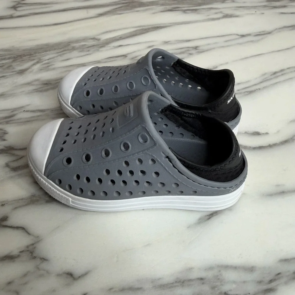 Skechers Foamies Guzman Steps Slip On Water Shoes Toddler Gray Size C8 Boys